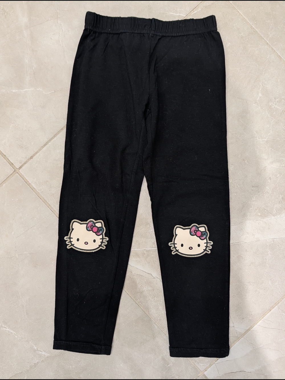 4/$20 Hello Kitty Black Leggings – Girls Size 5